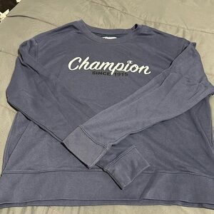 Champion Blue Crew Sweater